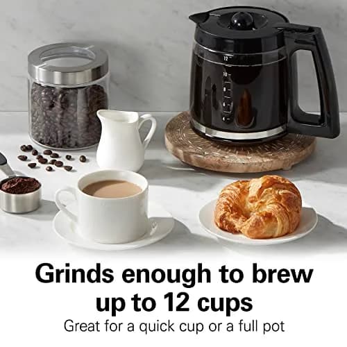 Hamilton Beach Fresh Grind Electric Coffee Grinder for Up to 12 Cups | Removable Stainless Steel Bowl & Quiet Operation thumbnail 3