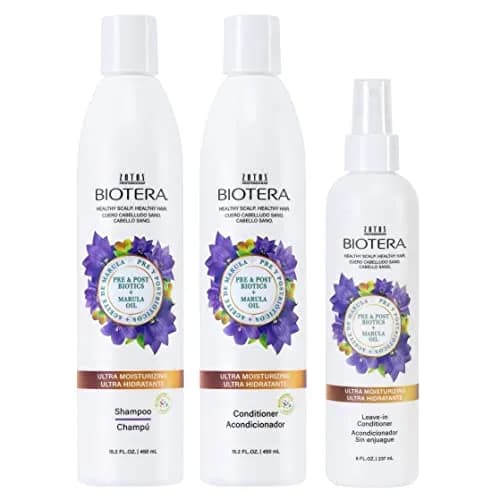 Biotera Ultra Moisturizing Shampoo & Conditioner & Leave-In | Dry, Fine Hair | Microbiome Friendly | Vegan & Cruelty Free | Paraben Free | Color-Safe | 15.2 Fl Oz thumbnail 1