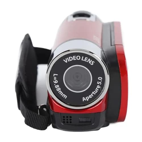 Yoidesu Red Camcorder 1080p HD Video Camera | 16MP 16X Zoom Digital Video Recorder thumbnail 7