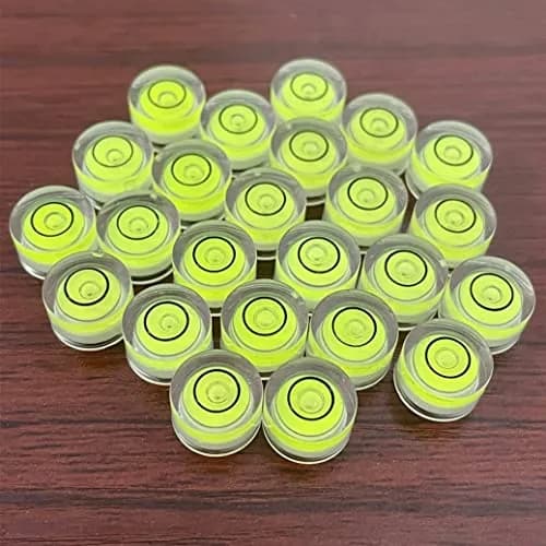 WOYISEPG Bubble Spirit Levels 10 Pcs Mini Circular Bullseye Bubble Level Small Round Measuring Tools (10x6mm, Non-Adhesive) | Accurate Surface Leveling thumbnail 8