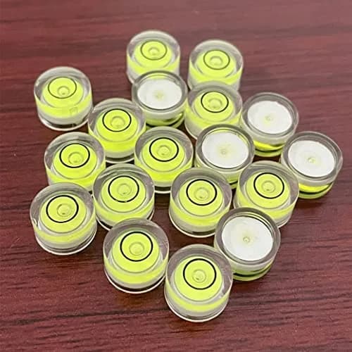 WOYISEPG Bubble Spirit Levels 10 Pcs Mini Circular Bullseye Bubble Level Small Round Measuring Tools (10x6mm, Non-Adhesive) | Accurate Surface Leveling thumbnail 3