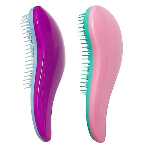 WYNK Mini Detangling Hairbrush 2 Pack | Gentle on Hair, Kids & Adults thumbnail 1