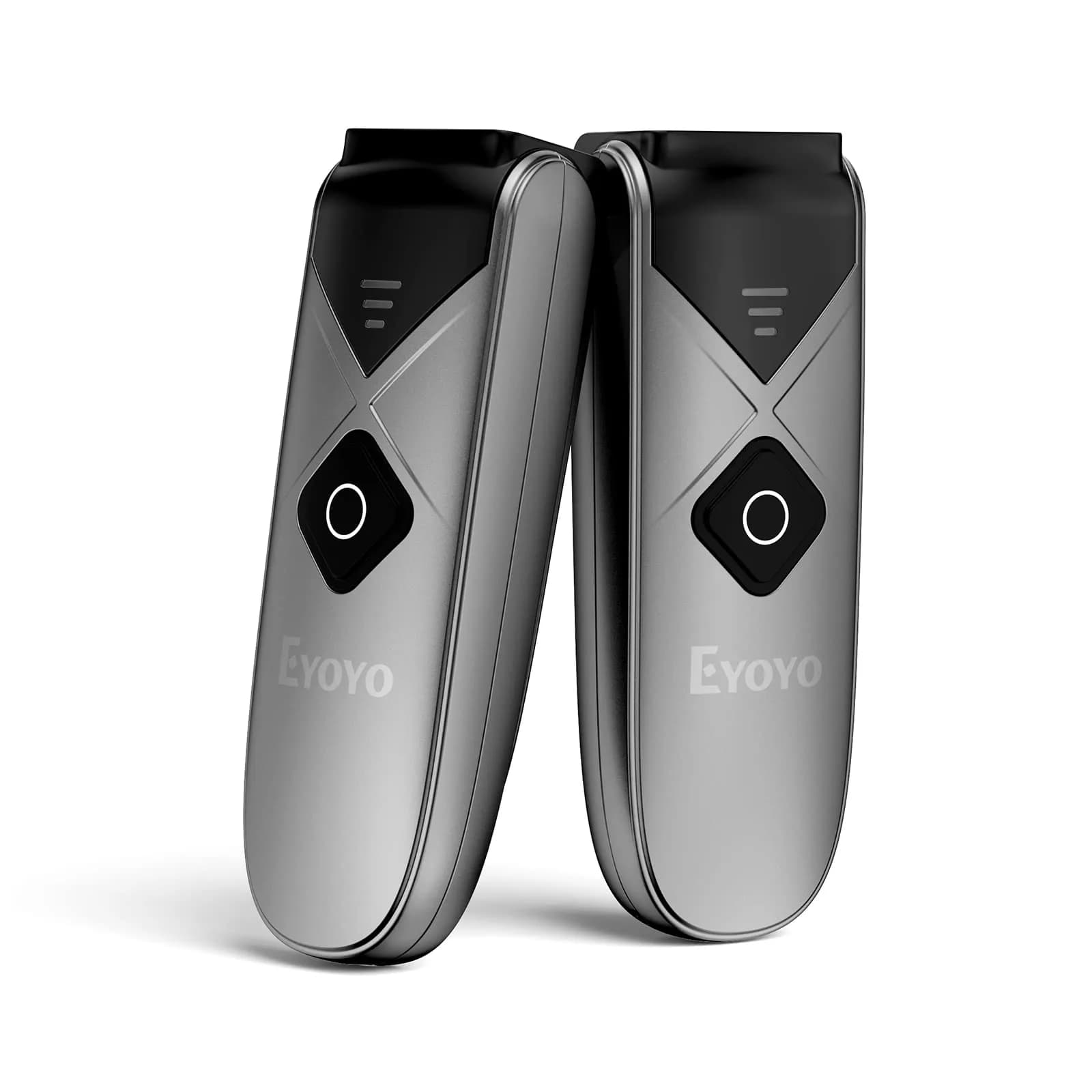 Eyoyo 2-Pack Bluetooth Barcode Scanner 3.5*1.18*0.78 Inch | Portable 2D & 1D Wireless