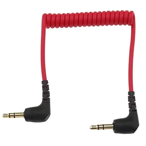 Create idea 3.5mm Microphone Cable Replacement for Rode Wireless Go VideoMic GO 2/ VideoMicro | 40cm (15.7 inch) TRS to TRS Audio Cable thumbnail 1