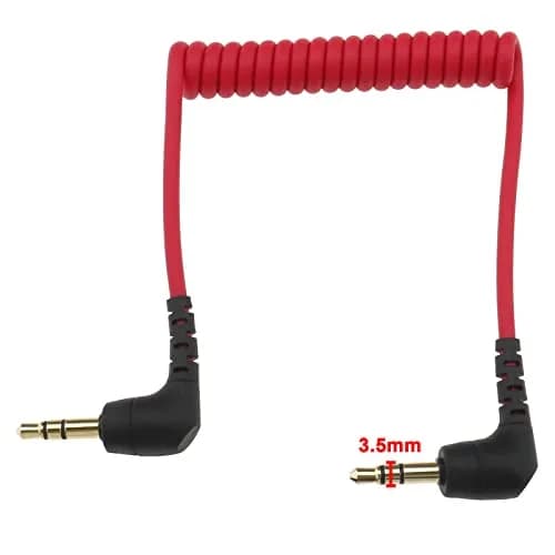 Create idea 3.5mm Microphone Cable Replacement for Rode Wireless Go VideoMic GO 2/ VideoMicro | 40cm (15.7 inch) TRS to TRS Audio Cable thumbnail 4