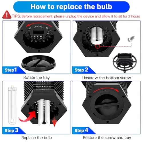 Klahaite Replacement Light Bulb Bug Zapper 15W | Easy to Install, UV Attraction for Mosquitoes thumbnail 7