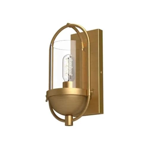 Alora Mood Cyrus 7in 1-Light Wall Sconce Aged Gold | Elegant Home Lighting Fixture thumbnail 1