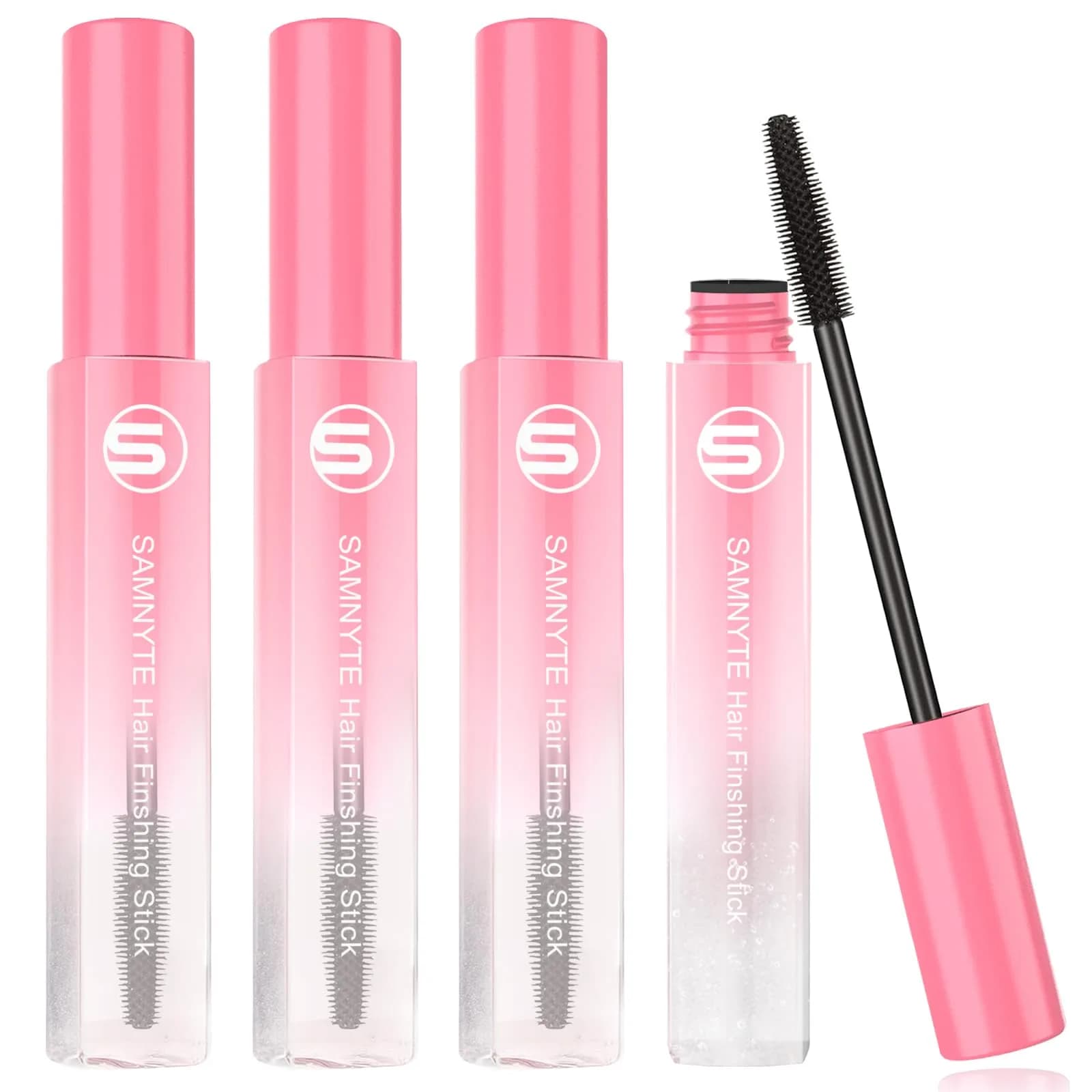 Samnyte Hair Finishing Stick 2 Pack - 36ml (1.4 Fl Oz) | Tames Flyaways & Baby Hairs — Pink