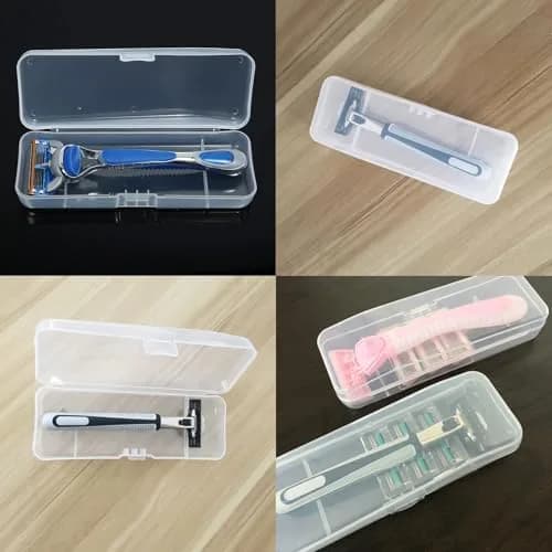 TorSor 3 Pack Manual Razor Travel Case Portable Hard Shell Box Organizer 15cm (5.91in) | Protects Shavers & Accessories thumbnail 10