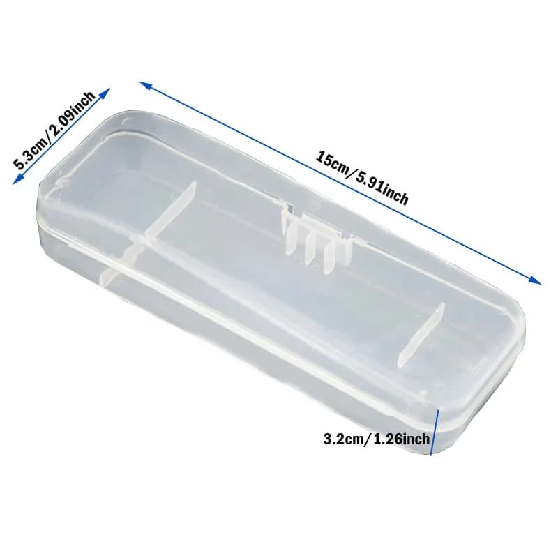 TorSor 3 Pack Manual Razor Travel Case Portable Hard Shell Box Organizer 15cm (5.91in) | Protects Shavers & Accessories thumbnail 4