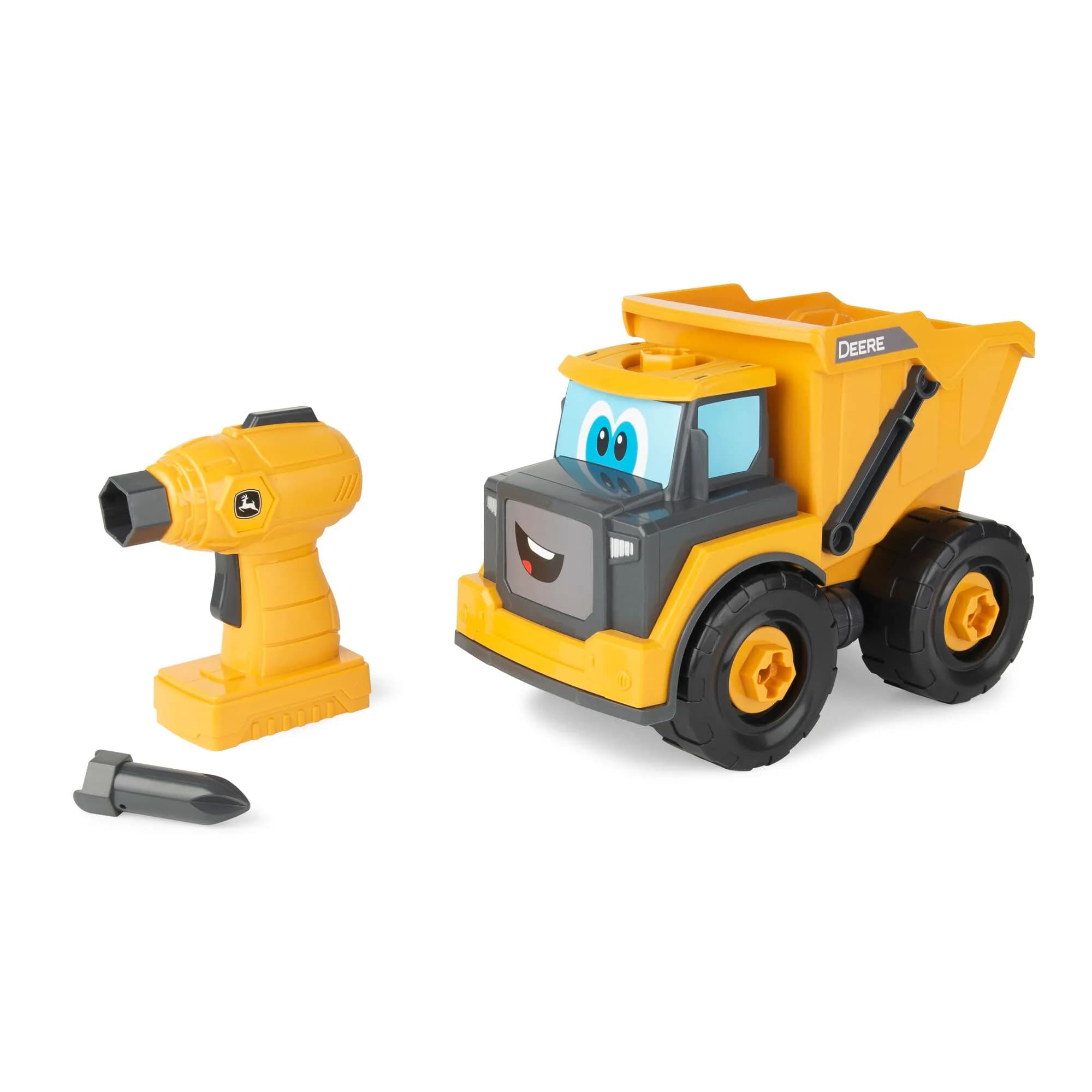 Build-A-Buddy John Deere Dump Truck Toy 13-Piece Set | STEM Building Toy for Kids Ages 18 Months+ - main product image