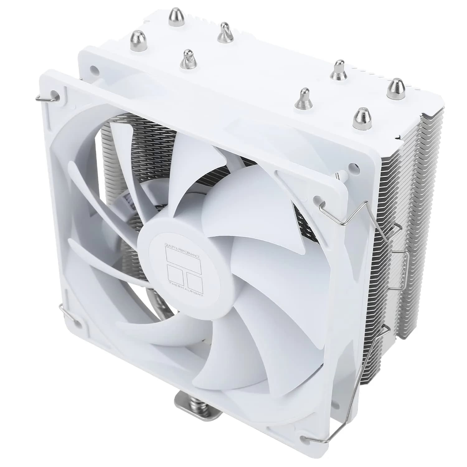 Thermalright Assassin X 120 SE White CPU Air Cooler, 148mm Height | 4 Heat Pipes, TL-C12CW PWM Fan, S-FDB Bearing, AM4/AM5, Intel LGA1700/1851 - main product image