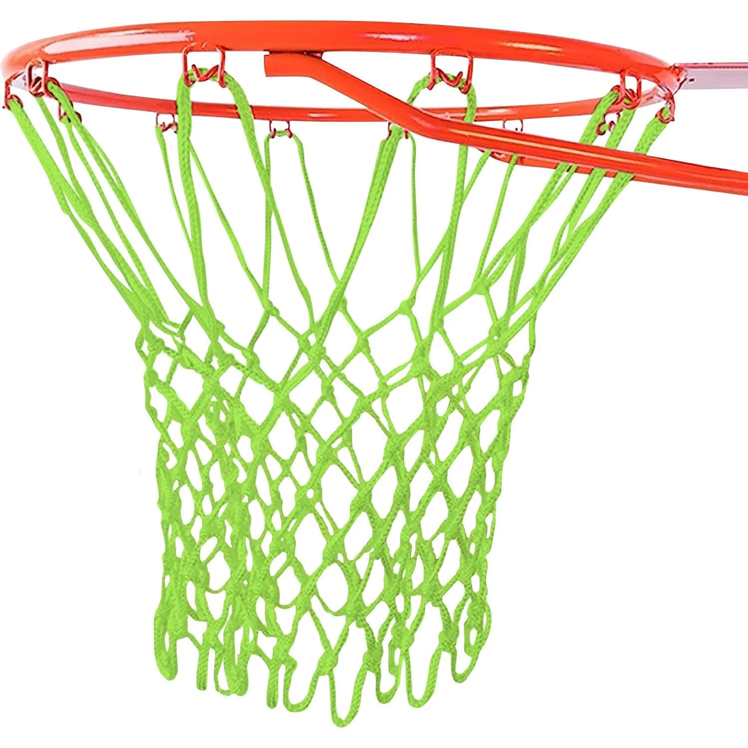 Ultra Sporting Goods Heavy Duty Basketball Net - 12 Loop All Weather Hoop Net | Fits Standard 18-inch Rims — Glow in the dark