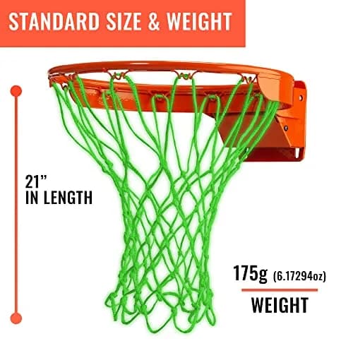 Ultra Sporting Goods Heavy Duty Basketball Net Replacement | All Weather Anti Whip, Fits Standard Rims (21"/12 Loops) thumbnail 4