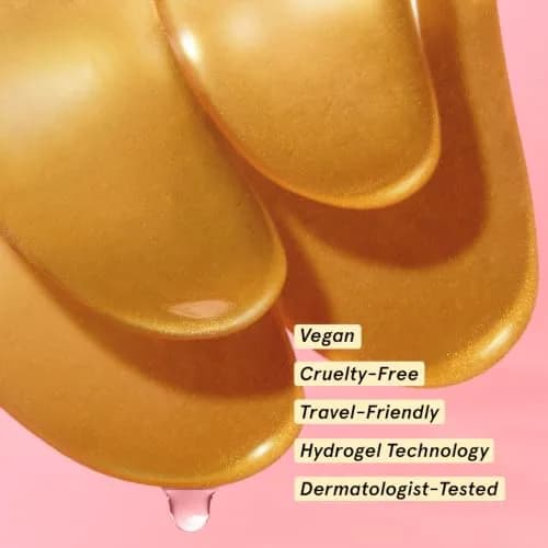 grace & stella Gold Under Eye Mask 6 Pairs | Cooling & Depuffing Gel Eye Patches for Dark Circles & Wrinkles thumbnail 7