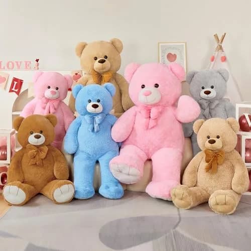 Tezituor Giant Teddy Bear 120 cm (47 Inch) Pink | Soft Plush Toy for Kids & Gifts thumbnail 6