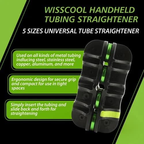 Wisscool 3/8" Tube Straightener Handheld Tubing Straightener | Precise, Durable, Versatile for Automotive & HVAC thumbnail 4
