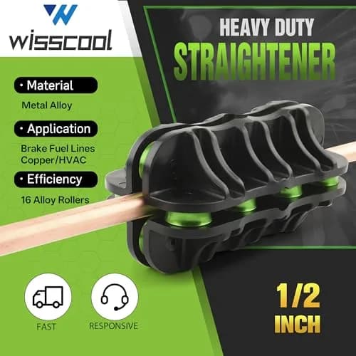 Wisscool 1/2" Tube Straightener Handheld Tubing Straightener | Precise, Versatile, Durable for Automotive & DIY thumbnail 3