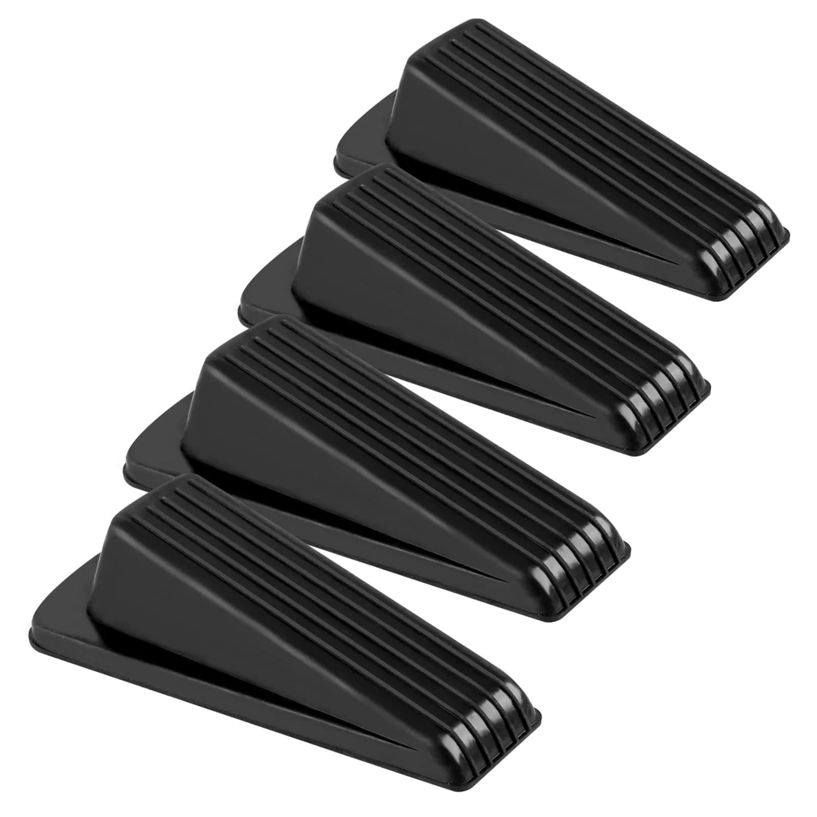 Utron Rubber Door Stoppers 4 Pack | Holds Doors Securely on All Floor Types - main product image