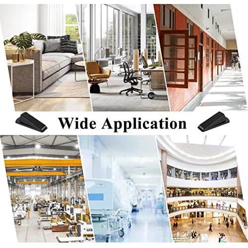 Utron Rubber Door Stoppers 4 Pack | Holds Doors Securely on All Floor Types thumbnail 6