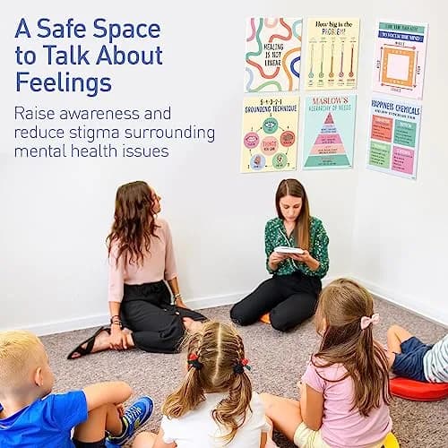 Sweetzer & Orange Mental Health Posters for Office & School | Calming Classroom & Therapy Decor (11x14 Inch) thumbnail 7
