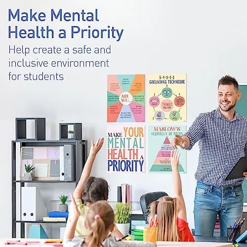 Sweetzer & Orange Mental Health Posters for Office & School | Calming Classroom & Therapy Decor (11x14 Inch) thumbnail 2