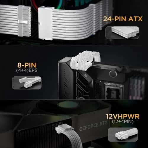 AsiaHorse 12VHPWR Cable Extension Kit, 30cm | Support RTX 40 GPUs & 600W Power thumbnail 4