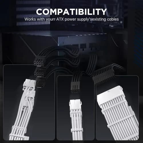 AsiaHorse 12VHPWR Cable Extension Kit, 30cm | Support RTX 40 GPUs & 600W Power thumbnail 5