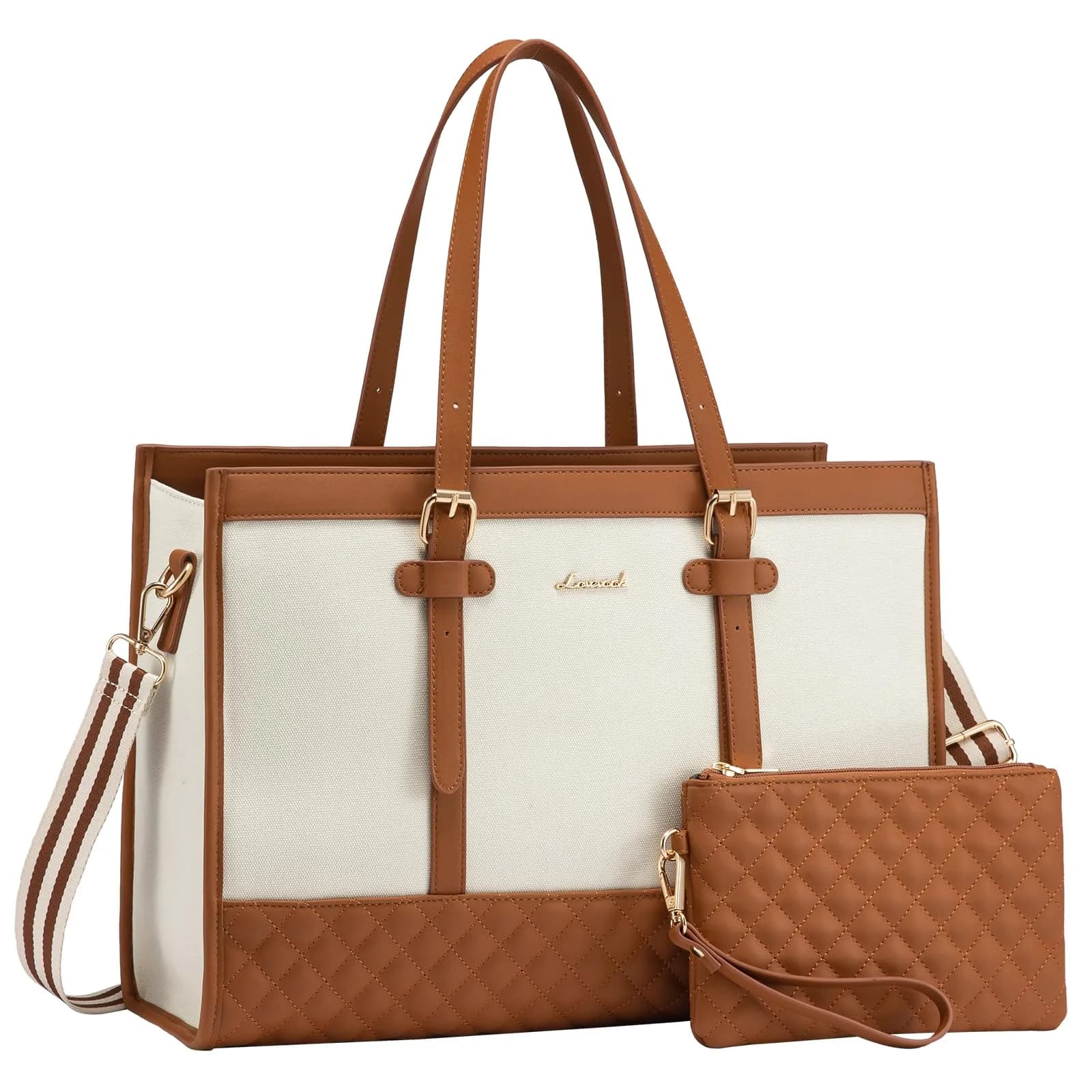 LOVEVOOK Laptop Bag for Women, 15.6 Inch | Stylish & Functional Tote for Work & Travel - main product image