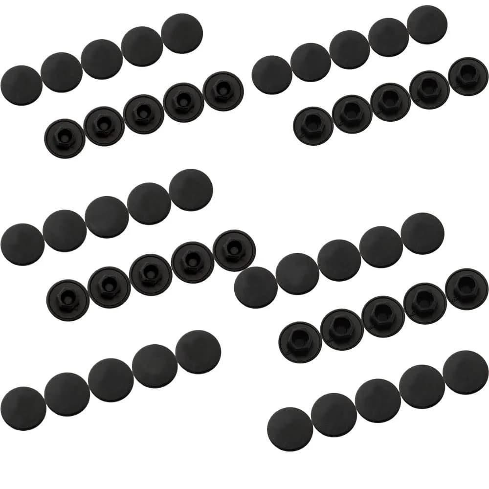 YehVeh Nylon Screw Cap Set (50 Pieces) M5 + M6 | Anti-Dust Hexagon Hole Caps for Allen Screws - main product image