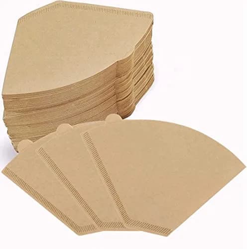 BuRuiJi Coffee Filter #4, Cone Coffee Filter 8-12 Cups | Eco-Friendly, Biodegradable, Resistant to Tearing thumbnail 1