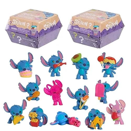 Just Play Disney Stitch Mini Figures 2-Pack | 2-inch Collectible Toy for Kids 3+ thumbnail 1
