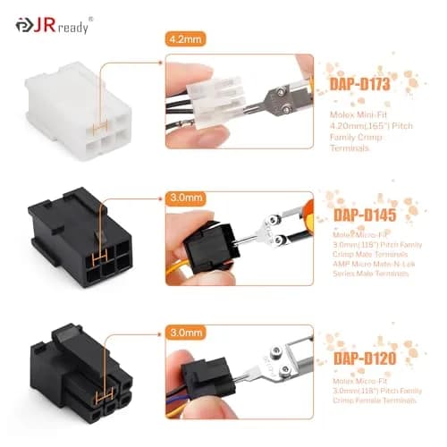 JRready ST5262 2Pcs Molex Micro Fit Extractors for MX3.0 Terminals | Efficient Pin Removal Tool Kit thumbnail 3