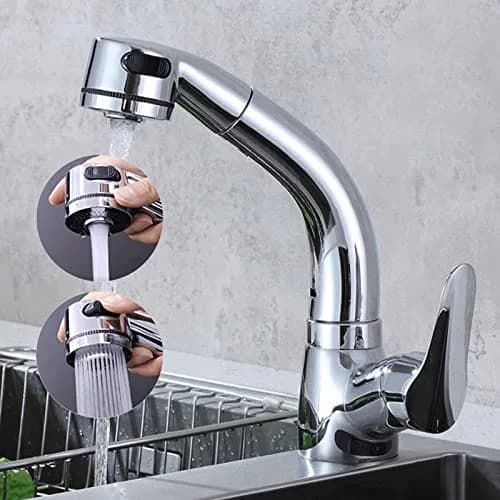 Qusmeiyici Showerhead with Side Control Button | Stainless Steel Adjustable Hair Wash Head thumbnail 4