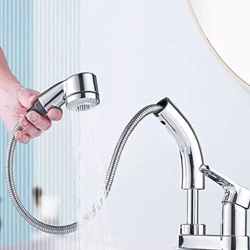 Qusmeiyici Showerhead with Side Control Button | Stainless Steel Adjustable Hair Wash Head thumbnail 3