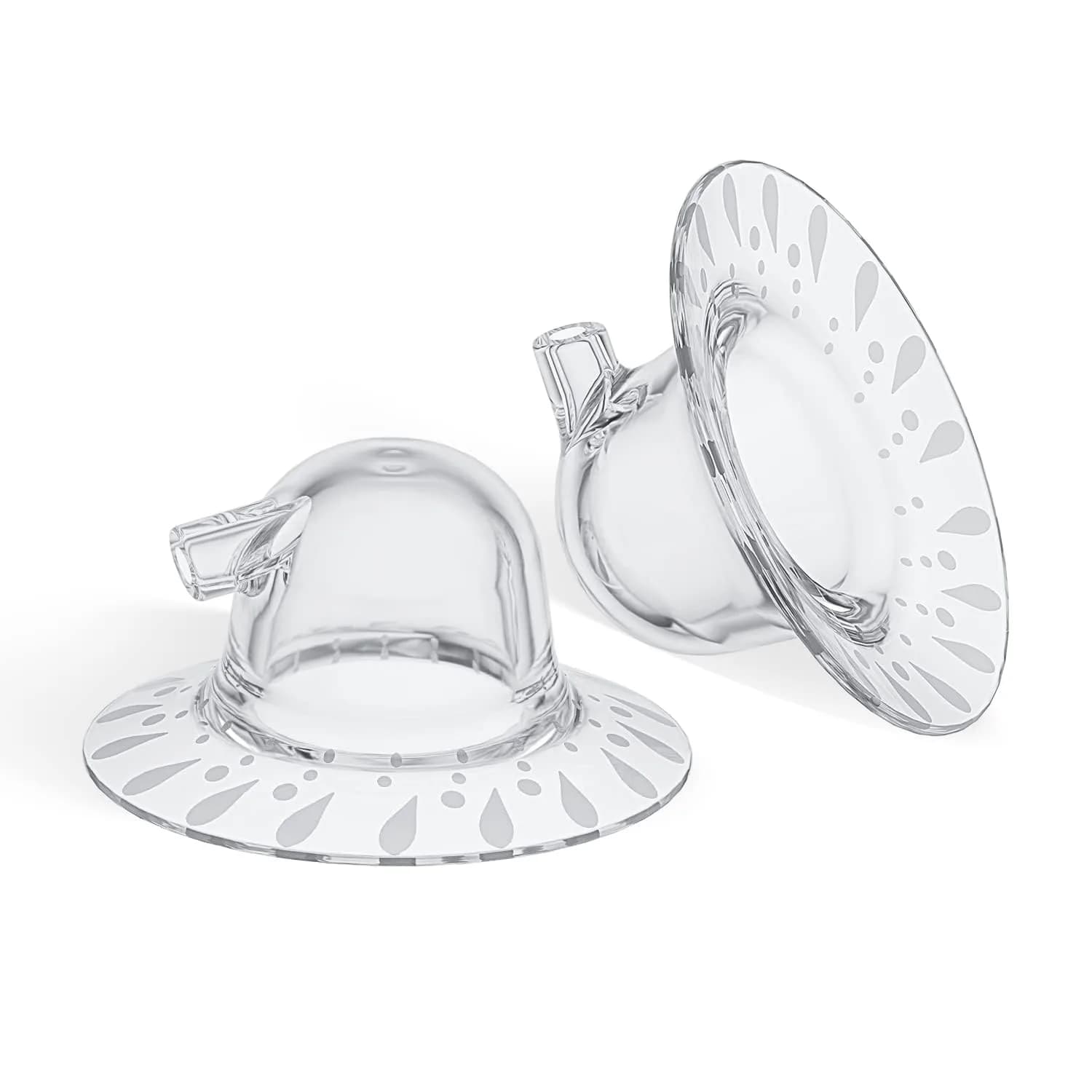 Rolevin 25mm Large Suction Cups for Electric Nipple Corrector - 2 PCS | Silicone Breastfeeding Accessory — Large