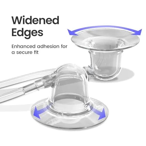 Rolevin 25mm Large Suction Cups for Electric Nipple Corrector - 2 PCS | Silicone Breastfeeding Accessory thumbnail 4