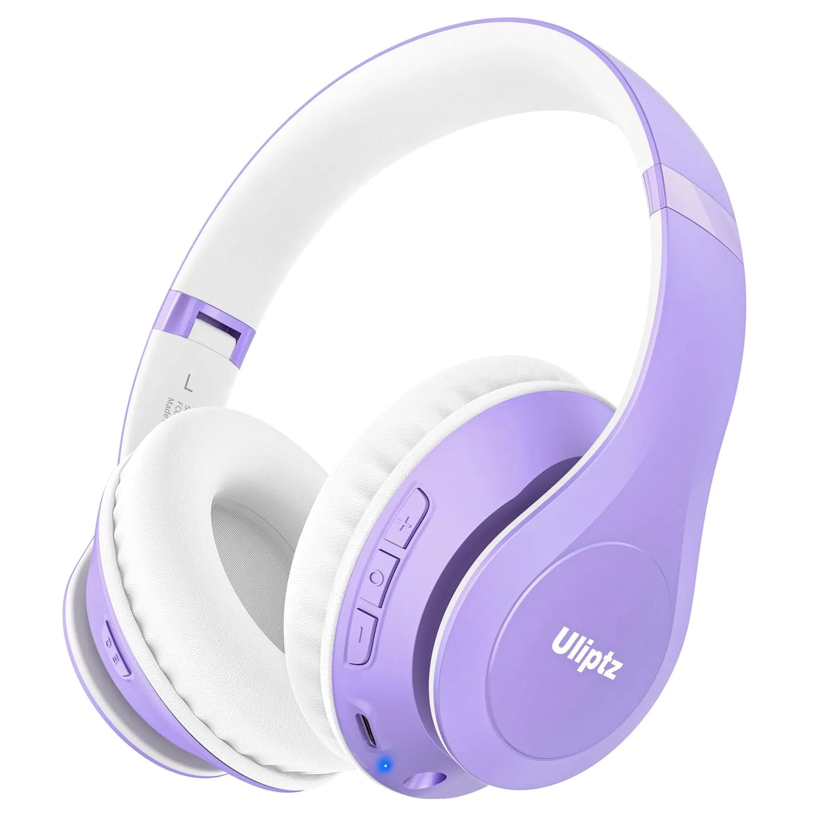 Uliptz Bluetooth Headphones Over Ear, Wireless HiFi Stereo Foldable Headset with 65H Playtime & 6 EQ Modes | 40mm Drivers