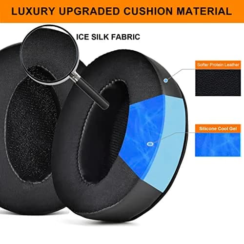Defean Earpads for Sennheiser HD 4.50BT HD 4.40BT HD 4.30G HD 4.20S Headset | Noise Isolating Replacement Ear Cushions thumbnail 3