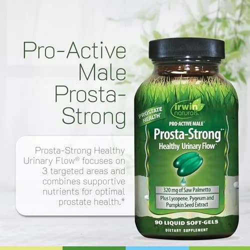 Irwin Naturals Prosta-Strong Daily Prostate Support Formula | 90 Softgels for Men’s Urinary & Prostate Health thumbnail 5