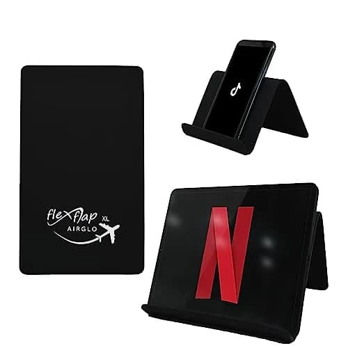 AIRGLO Flex Flap Cell Phone Holder & Flexible Tablet Stand 8 x 4 inches | Travel-Friendly, Adjustable thumbnail 1