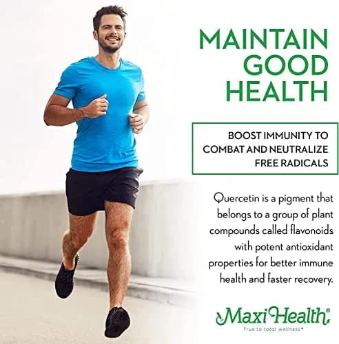 Maxi Health Quercetin with Zinc & Vitamin C 90 Capsules | Supports Immunity & Wellness thumbnail 7