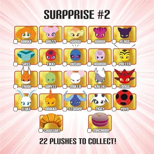 Miraculous Wyncor Ladybug 4-1 Surprise Miraball | 2.9" Plush & Metal Ball for Kids 3+ thumbnail 9