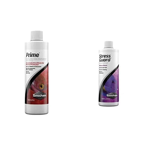 Seachem Prime & StressGuard Aquarium Water Conditioners 250ml + 500ml | Essential for Indian Aquariums thumbnail 1