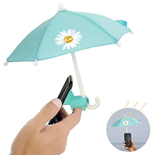 BEITESTAR Phone Umbrella for Sun | Cute Sun Shade & Stand for iPhone & Smartphones 7.48cm*7.78cm thumbnail 1