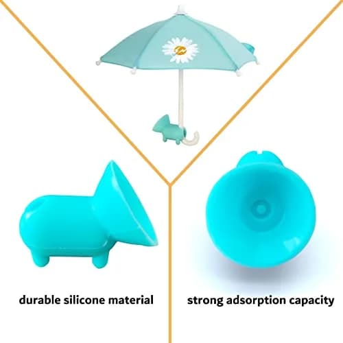 BEITESTAR Phone Umbrella for Sun | Cute Sun Shade & Stand for iPhone & Smartphones 7.48cm*7.78cm thumbnail 5