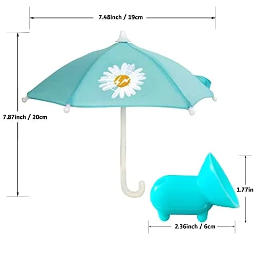 BEITESTAR Phone Umbrella for Sun | Cute Sun Shade & Stand for iPhone & Smartphones 7.48cm*7.78cm thumbnail 6