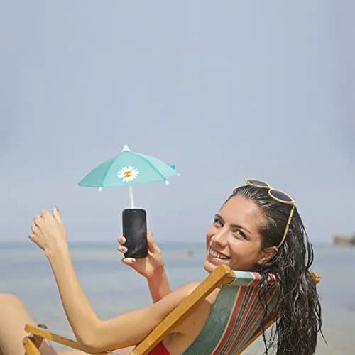 BEITESTAR Phone Umbrella for Sun | Cute Sun Shade & Stand for iPhone & Smartphones 7.48cm*7.78cm thumbnail 4