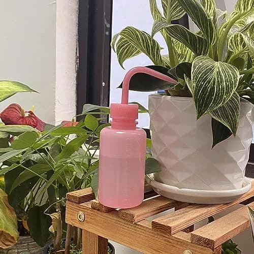 Valchoose Pink LDPE Squeeze Wash Bottle 150ml (5.1oz) | Bent Nozzle for Precision Watering & Lab Use thumbnail 4