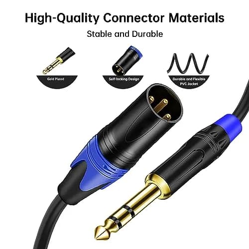 Seefeful 1/4 TRS to DualXLR Cable 6.35mm | Noise-Free Audio Signal thumbnail 2